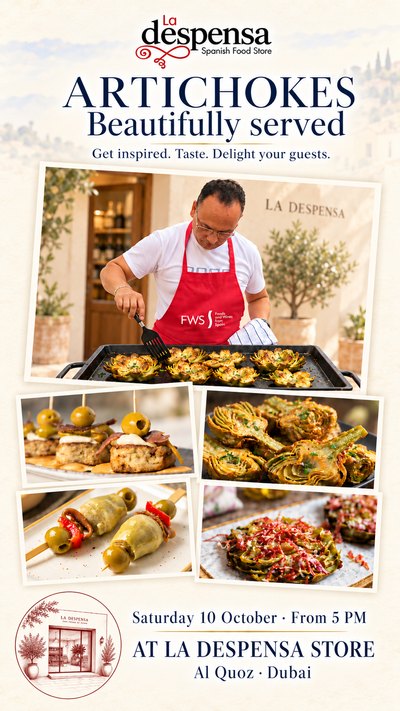 Artichokes, beautifully served | Alcachofas para sorprender - La despensa
