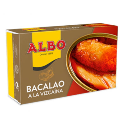 Cod Fish in Biscayan Style Albo 115g Tin