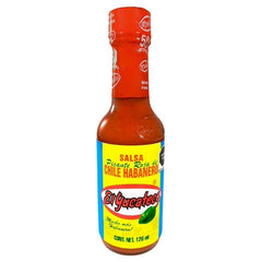 Hot Chili Red Habanero Sauce El Yucateco 120ml Glass Jar
