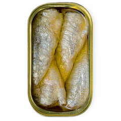 Sardines in Olive Oil 3/4 La brujula 115g | Sardinas en Aceite de Oliva 3/4 La Brújula 115 g