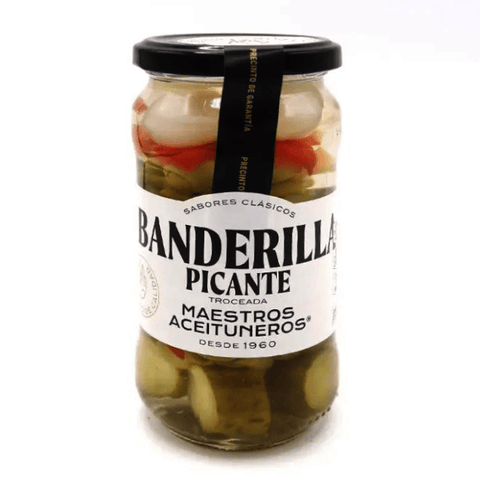Spicy Hot Snack on a Stick " Banderilas" | Banderillas de Encurtidos Picantes