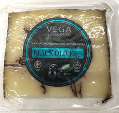 Sheep Cheese with Black Olive Vega Mancha| Queso de Oveja con Aceitunas Negras Vega Mancha