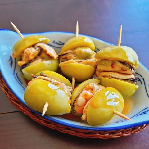 Gordal Olives WIth Mussels