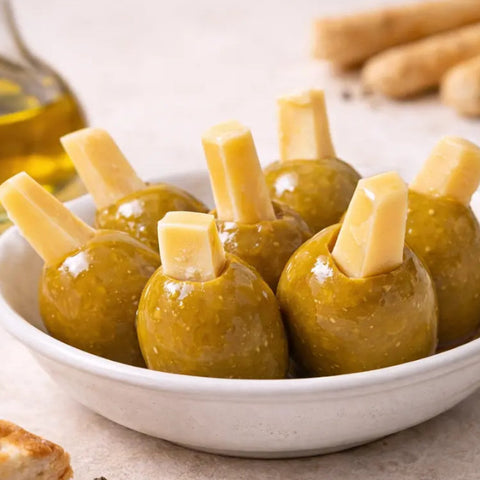 Gordal Olives WIth Manchego Cheese