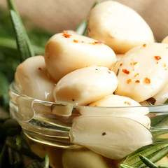 White Garlic in Extra Virgin Olive Oil Amanida 580g | Ajo Blanco en Aceite de Oliva Extra Virgen Amanida 580g