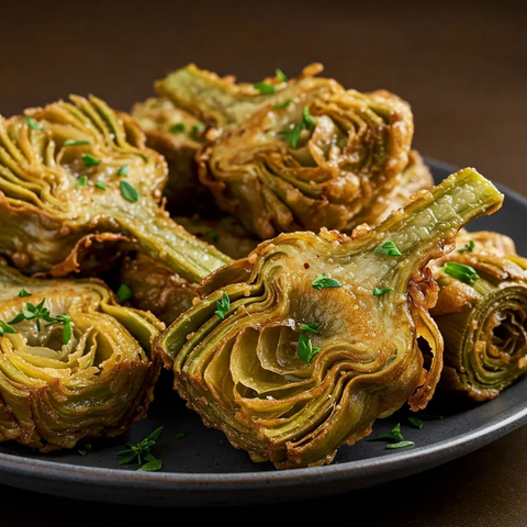 Frozen Artichoke Flower Confit with Stem Caprichos del Paladar | Alcachofa Entera Confitada con AOVE Congelada