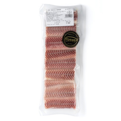 Smoked Eel Fillets Roset 500g Bag | Lomos de Anguila Ahumada Roset 500g