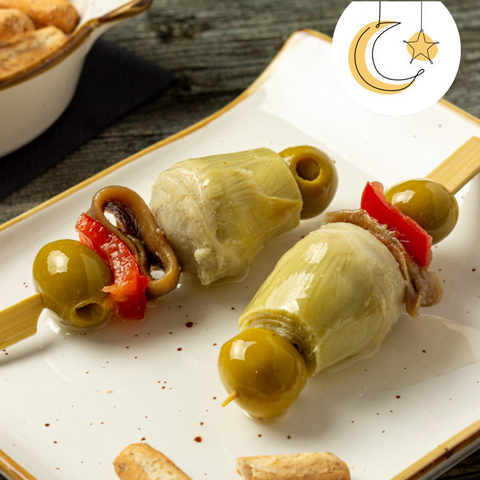 Mini Artichoke Hearts in Brine Pelli 290g Glass  | Mini Corazones de alcachofa Pelli 290g