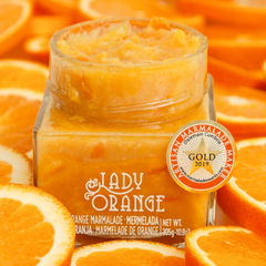 Organic Bitter Orange Marmalade Extra Lorusso 305 Glass Jar | Mermelada de Naranja Ecologica Extra Lorusso 305g