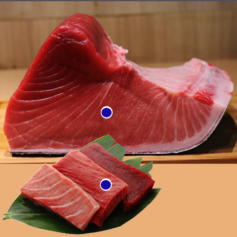 Blue Fin Tuna Tarantelo ( Chutoro) Super Frozen Spain Approx. 600g | Tarantelo de Atun Rojo ( Chutoro ) Super Frozen Spain Approx. 600g