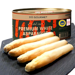 Thick Short White Asparagus Extra IGP Navarra 390g (8/12) Tin | Esparrago Blanco de Navarra D.O.P. Extra Gruesos 390g (8/12)