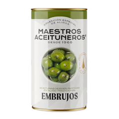 Marinated Green Crushed Olives Embrujos Maestros A.  | Aceituns Marinadas Embrujos Maestros A.
