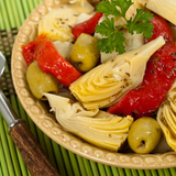 Baby Artichoke Hearts 40/60  in Brine Pelli  290g Glass Jar | Corazones de alcachofa Mini 40/60  Pelli  290 g - La despensa