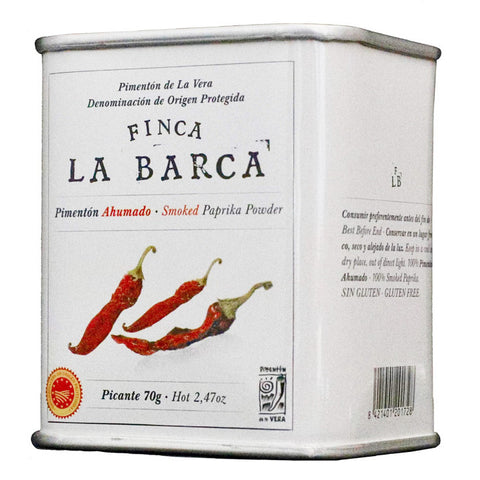 Hot Smoked Paprika Finca la Barca 750 P.D.O. | Pimentón Ahumado Picante Finca la Barca 750 g D.O.P.