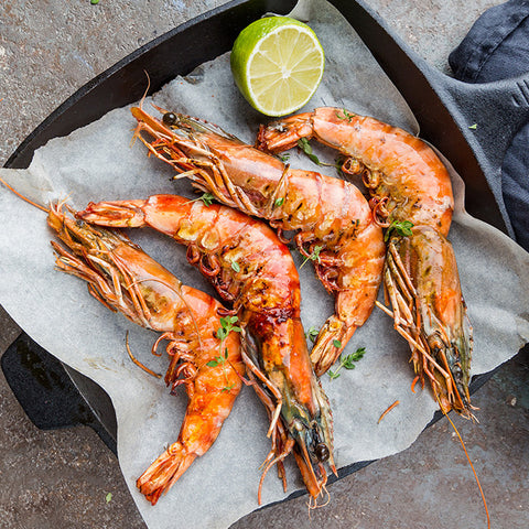 Frozen Argentinean Prawns Valastro 2kg Box (10-20/kg) | Gambon Argentino 10-20 Pc per Kg