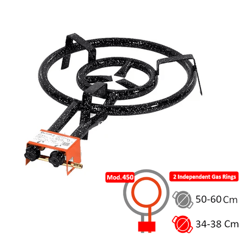 Gas Burner for Paella Pan Mod 450 (34 cm - 60 cm) | Difusor de Gas para Paellas Mod 450 (34 cm - 60 cm)