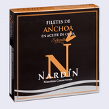 Cantabric Sea Anchovies in Olive Oil 250g Selection  - Nardin