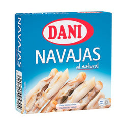 Razor Clams In Brine  Dani 110 g | Navajas al Natural Dani 110 g