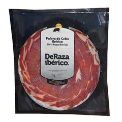 Iberico Cebo Shoulder Ham 50% Breed Hand Cut Deraza Iberico 100g   | Jamon Paletilla 50% Iberico de Cebo Cortado a Mano DeRaza 100g