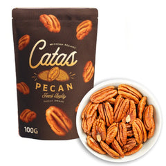 Peeled Mexican Pecans Catas 100g  Bag | Nueces Pecanas Mexicanas Peladas 100 g