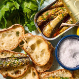 Small Sardines in Piri-Piri Sauce and Organic Extra Virgin Olive Oil JOSE Gourmet 90g | Sardinillas en Salsa Piri-Piri y Aceite de Oliva Virgen Extra Ecológico 90 g - La despensa