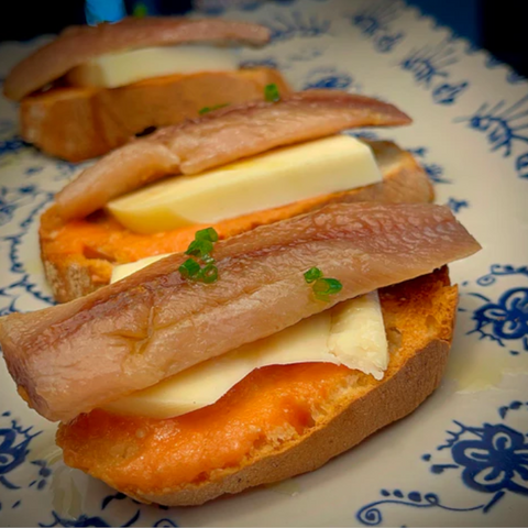 Smoked Sardine Fillets Gourmet 400g Terrine | Lomos de Sardina Ahumada Gourmet 400g