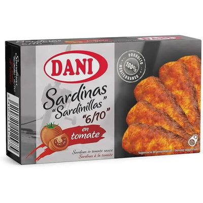 Small Sardines in Tomato Sauce Dani  6/10  90g Tin