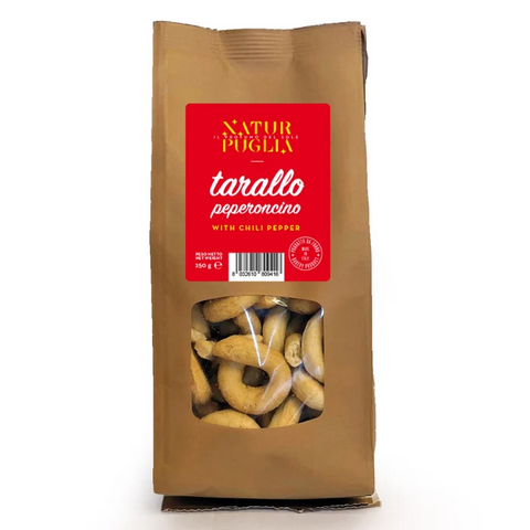 Bread Snacks Tarallo Chili Pepper Flavor 250g Bag