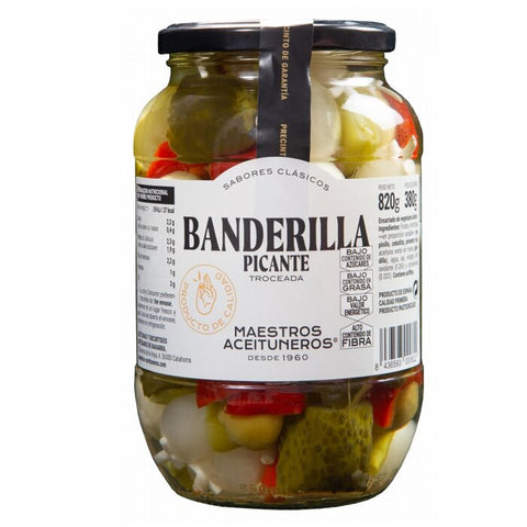 Spicy Hot Snack on a Stick " Banderilas" 820g | Banderillas de Encurtidos Picantes 820g